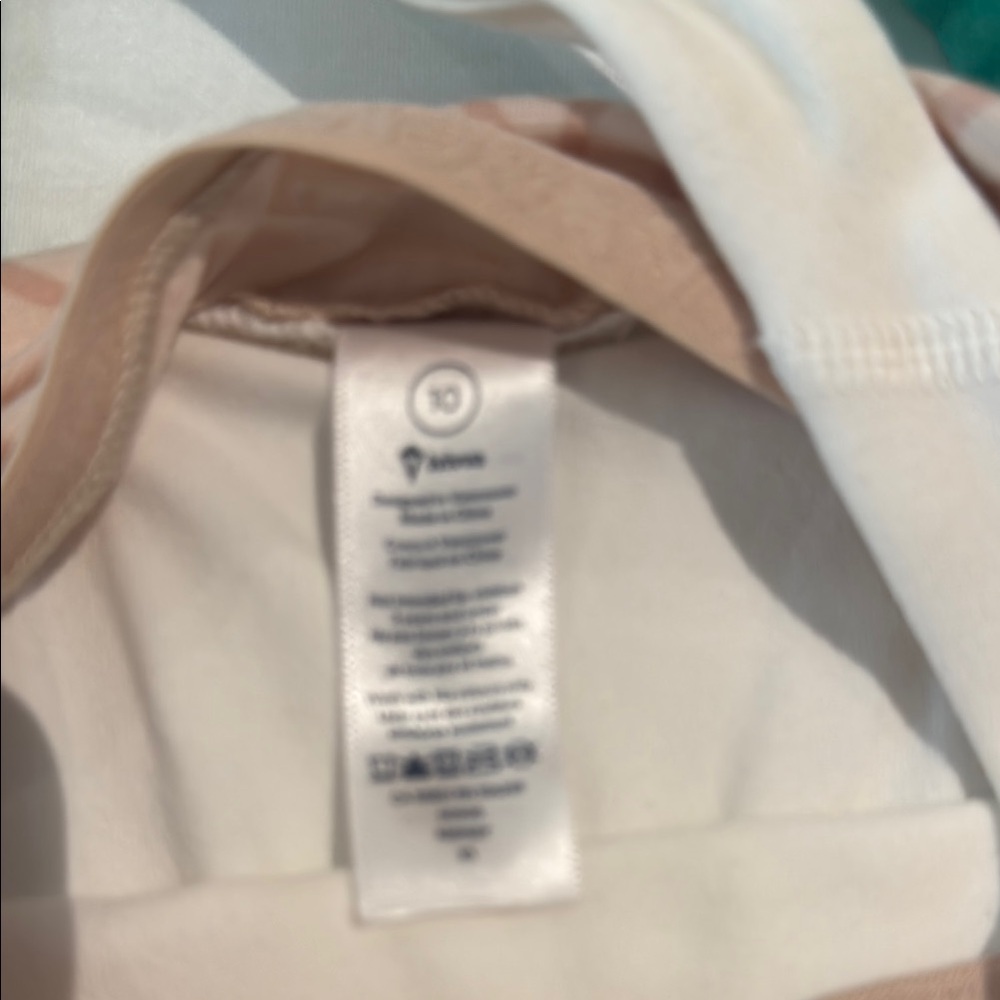 Ivivva Cream and Tan Kids Tennis Dress size 10